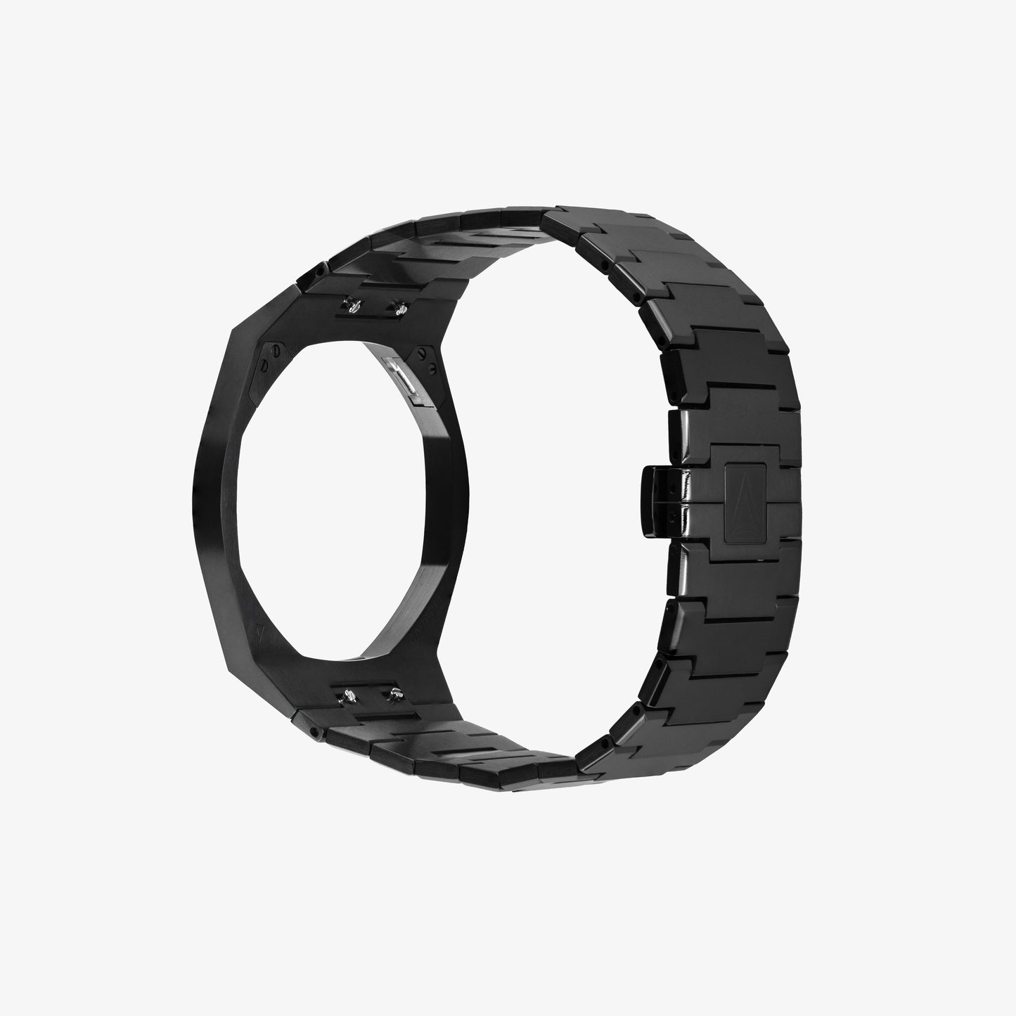 VIPEX Capsule - Jet Black - Premium Titanium Case Shield & Titanium Bracelet (Royal Pop pocket watch is not included)