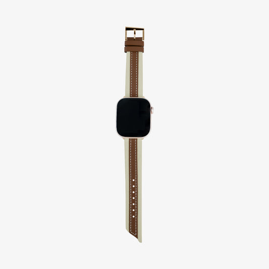 [Pre-order] VIPEX Lady Heritage (Light Caramel) - Apple Watch Bracelet in Calfskin (Watch not included. Shipping in November.)