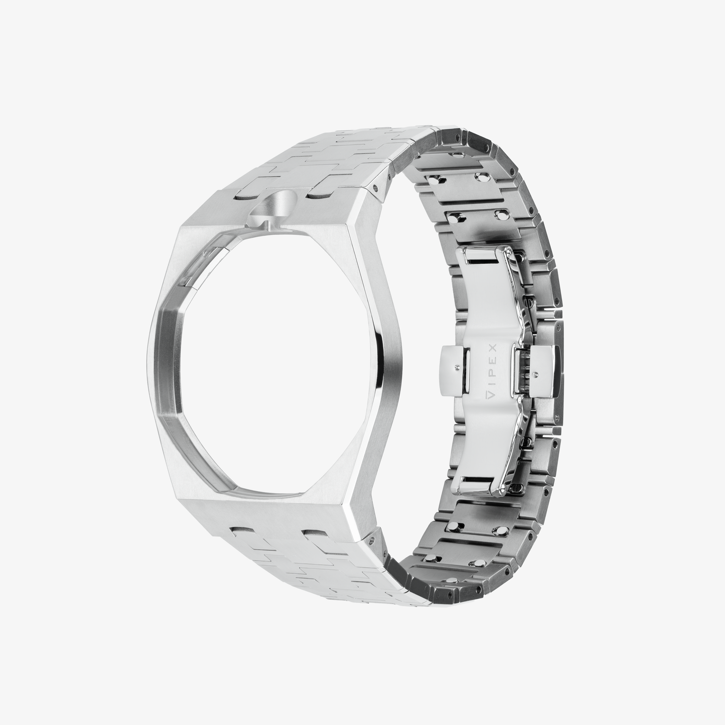 [Pre-order] VIPEX Capsule (Stellar Silver) - Titanium Case Shield & Bracelet (Compatible with Apple Watch and Royal Pop)