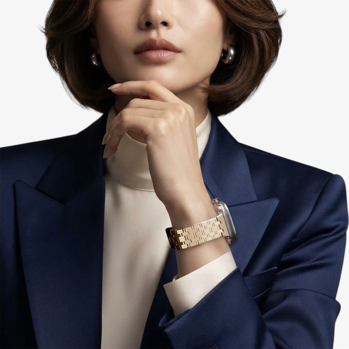 [Pre-order] VIPEX Hour Links (Starlight Gold) - Titanium Apple Watch Bands (Watch not included. Shipping end of October.)