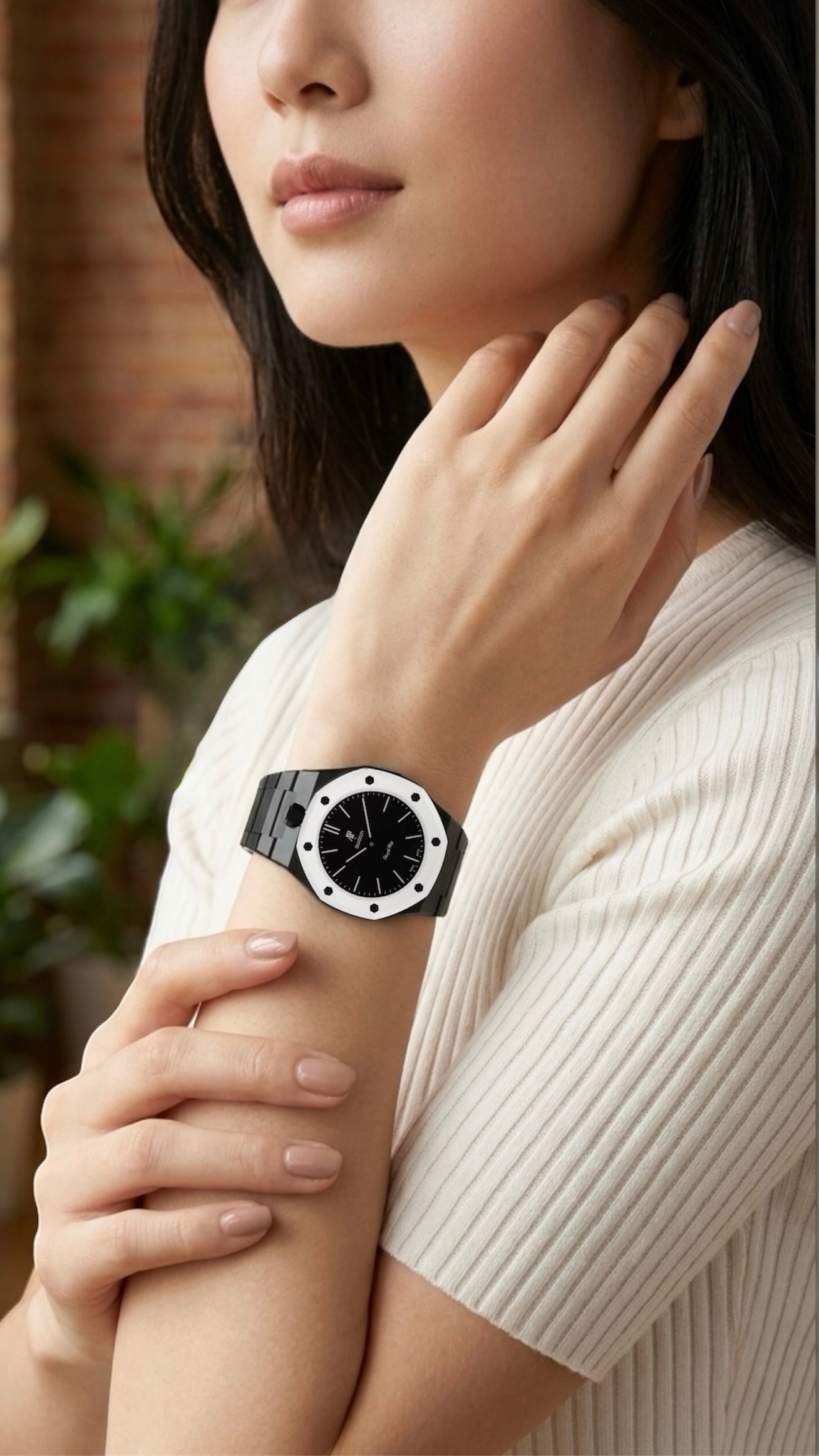 VIPEX Capsule - Jet Black - Premium Titanium Case Shield & Titanium Bracelet (Royal Pop pocket watch is not included)
