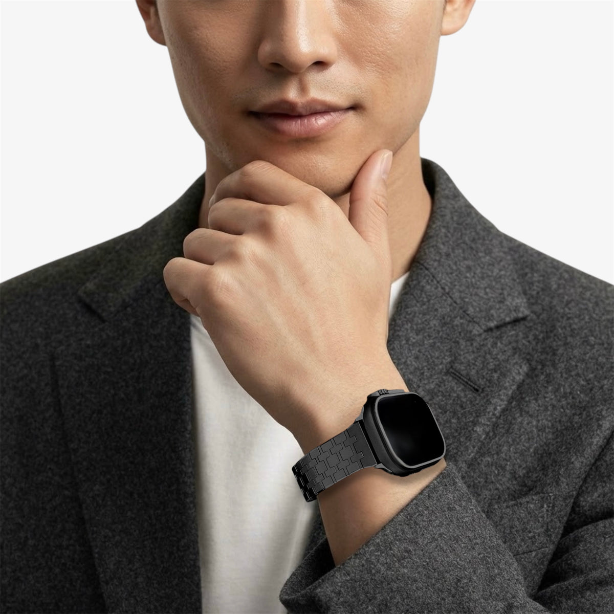 [Pre-order] VIPEX Hour Links (Jet Black) - Titanium Apple Watch Bands (Watch not included. Shipping end of October.)