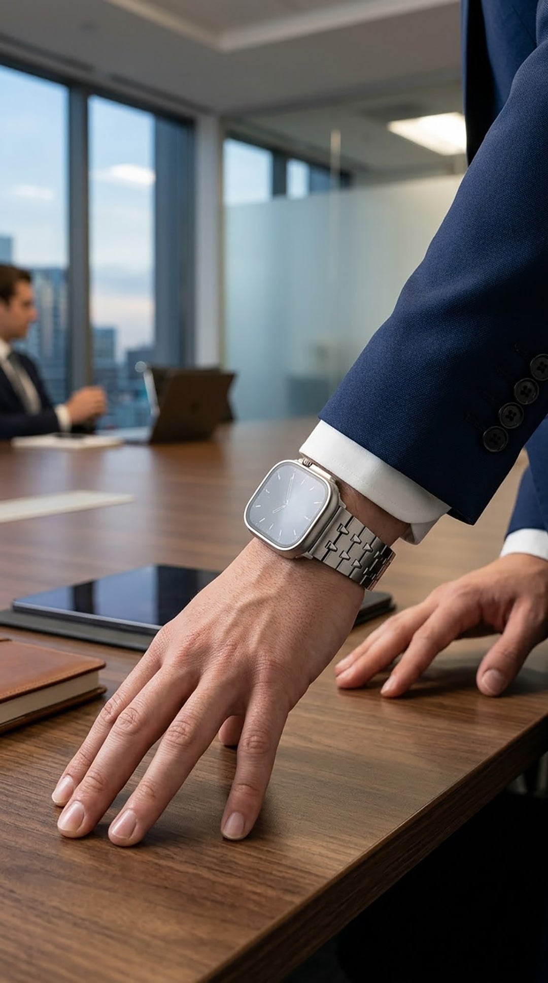 VIPEX Gent Cobra - Titanium Silver - Apple Watch Bands