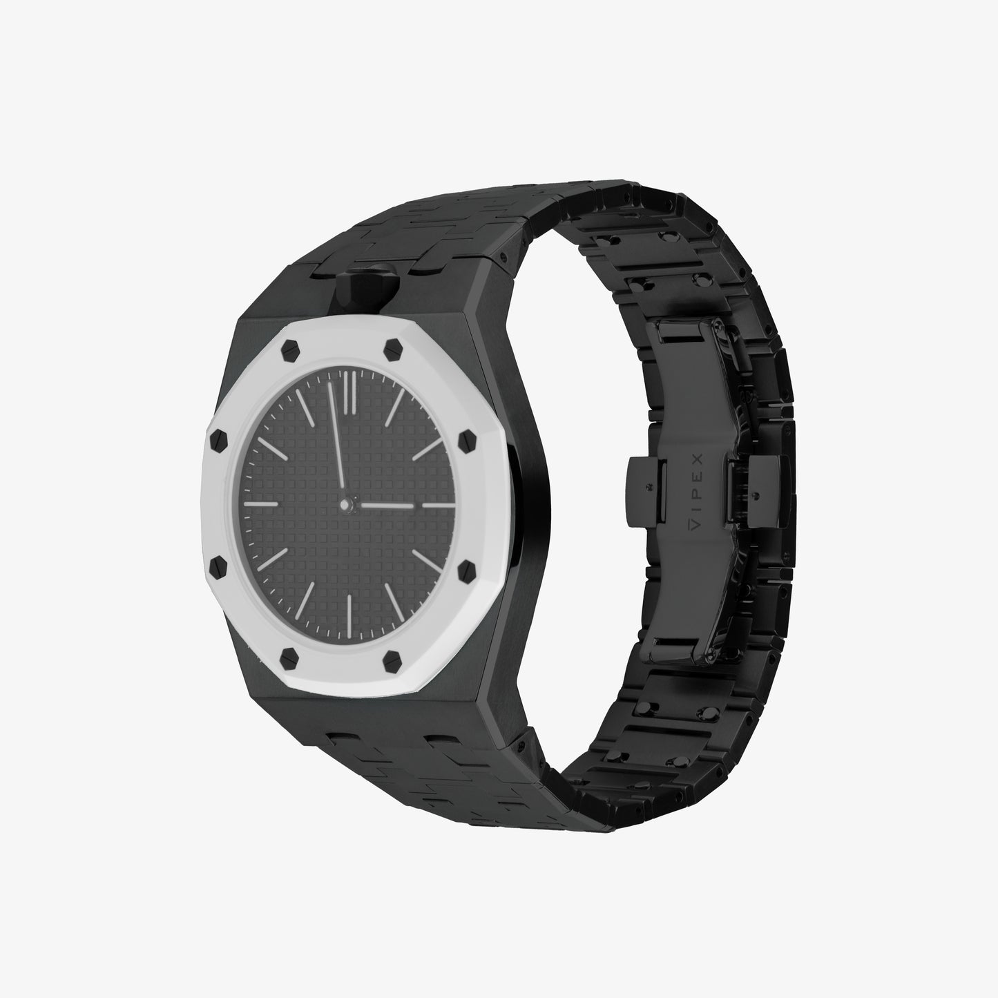 [Pre-order] VIPEX Capsule (Jet Black) - Titanium Case Shield & Bracelet (Compatible with Apple Watch and Royal Pop)