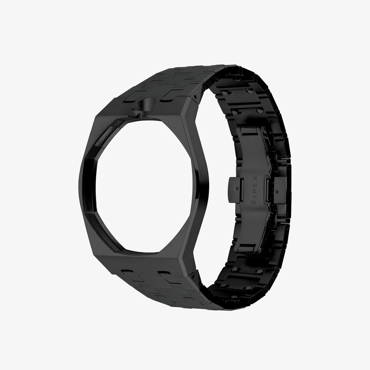 [Pre-order] VIPEX Capsule (Jet Black) - Titanium Case Shield & Bracelet (Compatible with Apple Watch and Royal Pop)