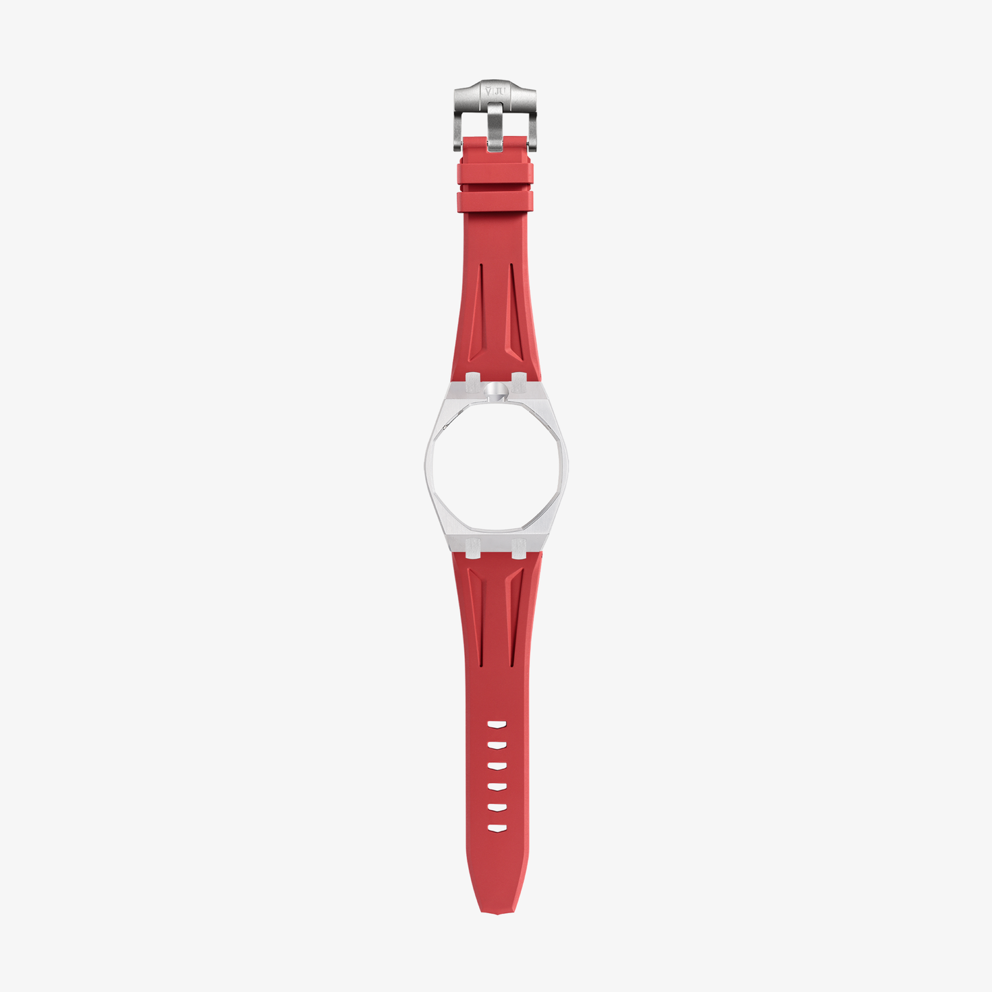 VIPEX Capsule -  Titanium Case Shield & Red FKM Rubber Strap (Pre-order, Royal Pop is not included)