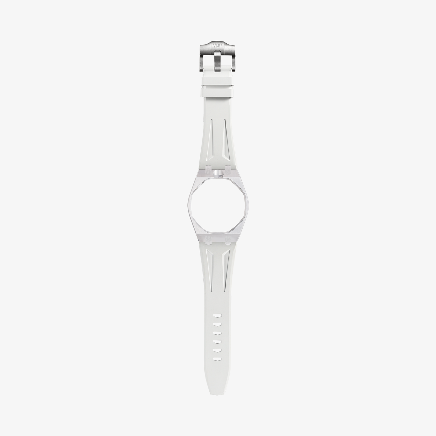 VIPEX Capsule -  Titanium Case Shield & White FKM Rubber Strap (Pre-order, Royal Pop is not included)