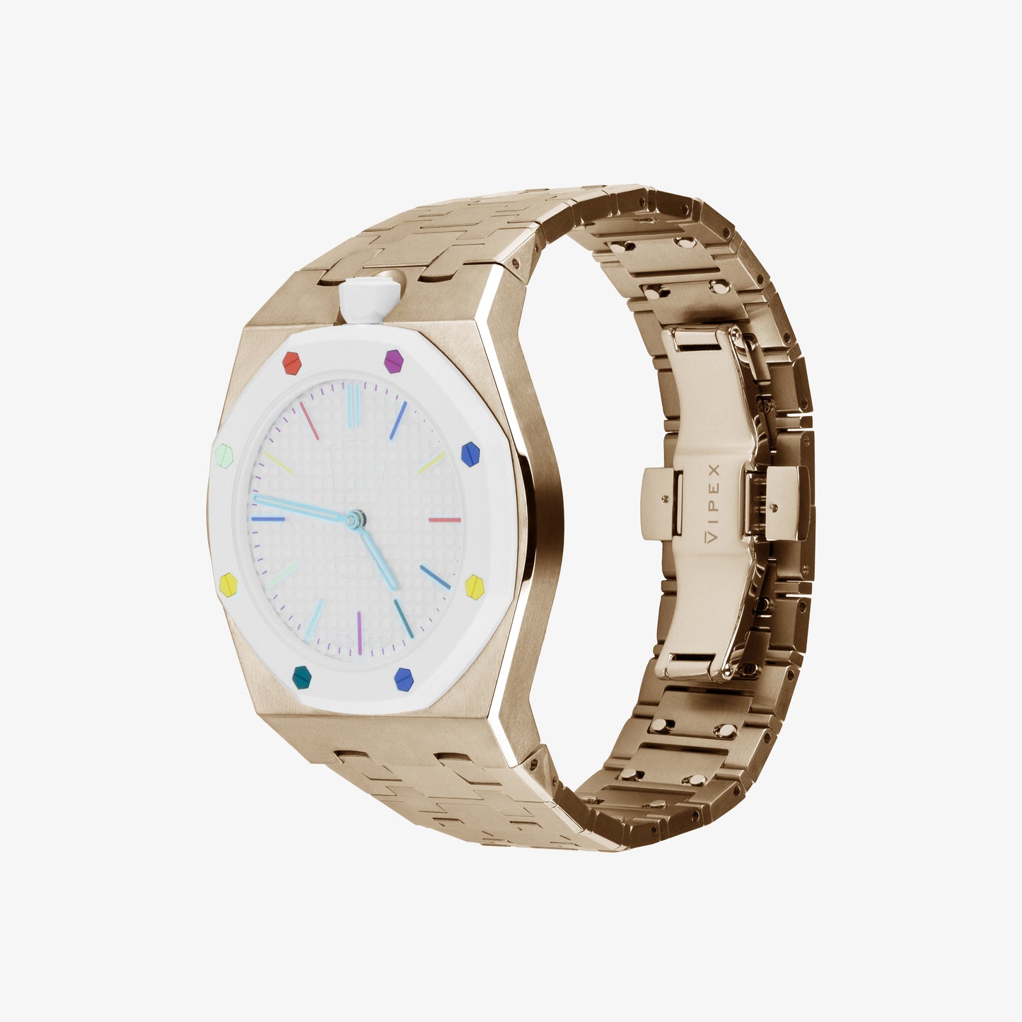 [預售] VIPEX Capsule（星光金）- 高級鈦金屬保護殼及錶帶（兼容 Royal Pop 和 Apple Watch）