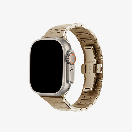 [預售] VIPEX Capsule（星光金）- 高級鈦金屬保護殼及錶帶（兼容 Royal Pop 和 Apple Watch）