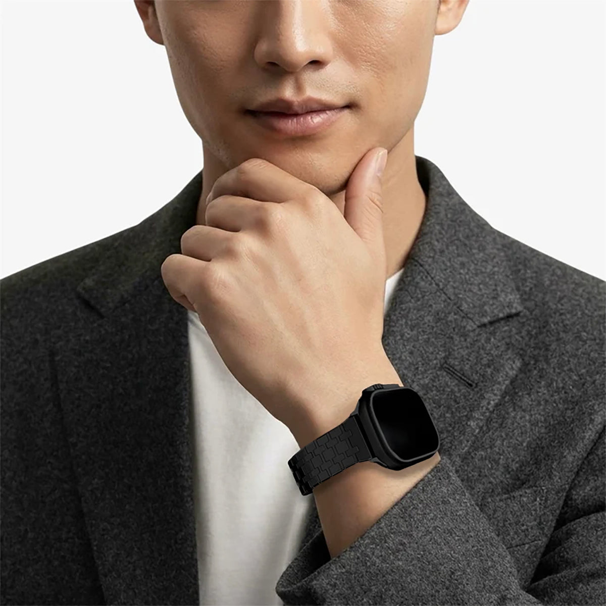 [Pre-order] VIPEX Capsule (Jet Black) Ultimate Set - Titanium Case Shield & Bracelet (Watch not included. Shipping in November.)