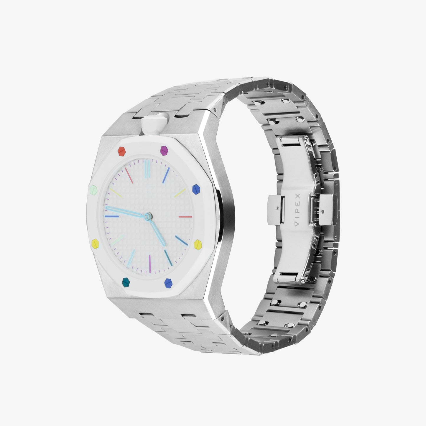 [Pre-order] VIPEX Capsule (Stellar Silver) - Titanium Case Shield & Bracelet (Compatible with Apple Watch and Royal Pop)