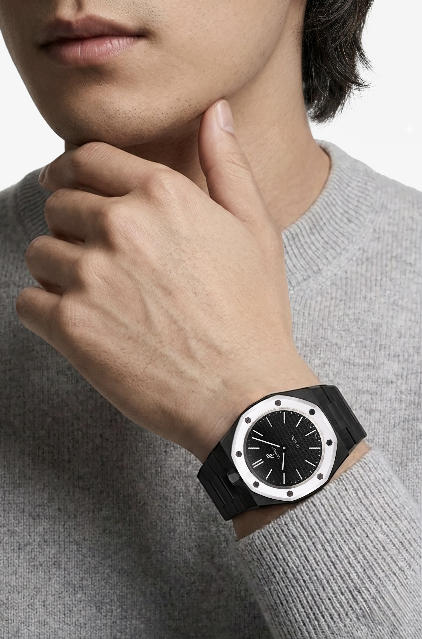 VIPEX Capsule - Jet Black - Titanium Case Shield & Titanium Bracelet (Pre-order, Royal Pop is not included)